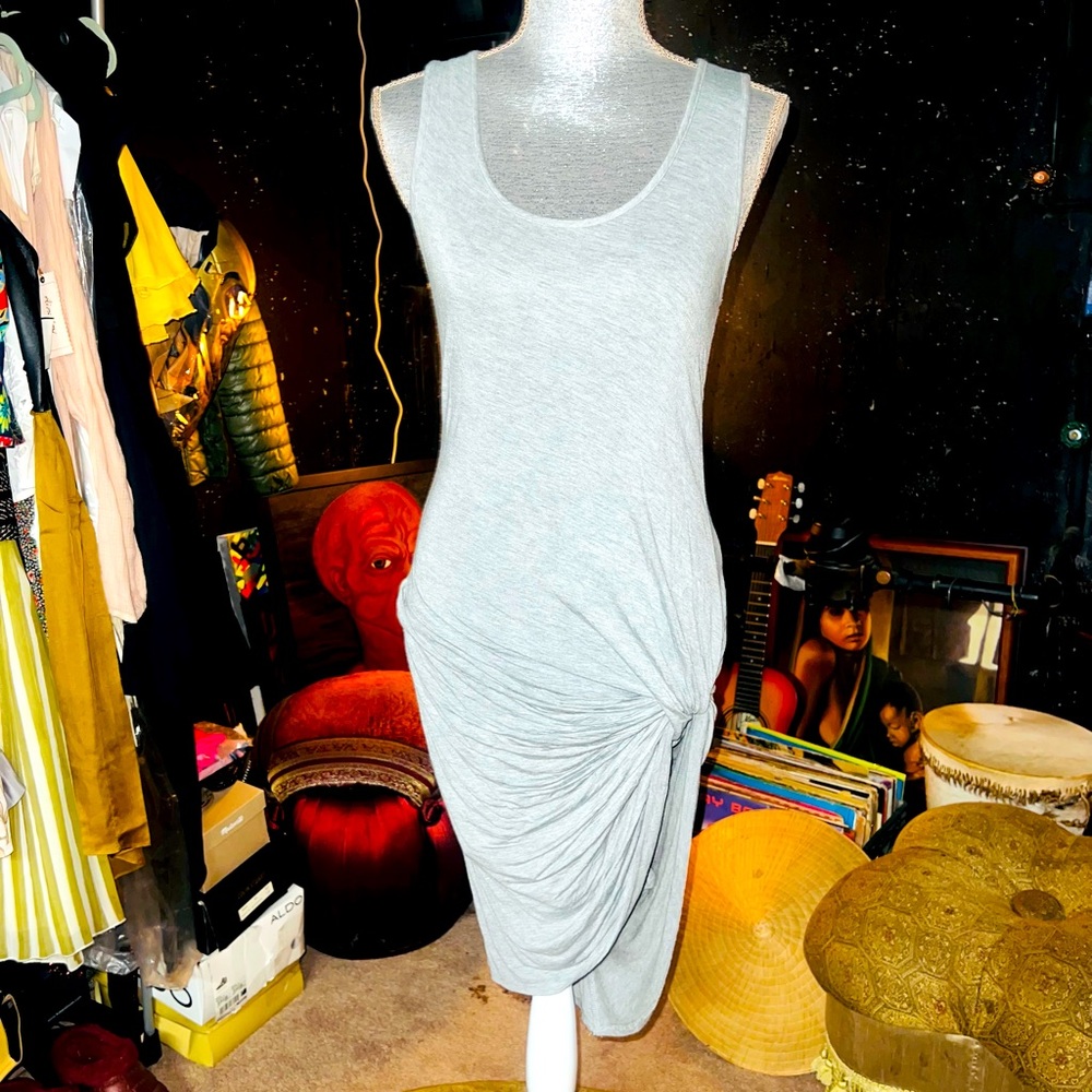 Ruched stylish jersey dress.